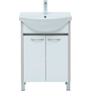 Aquanet 298579 Тумба c раковиной Донна 60 цв.бел.дуб/белый (Shenxin) (298579)