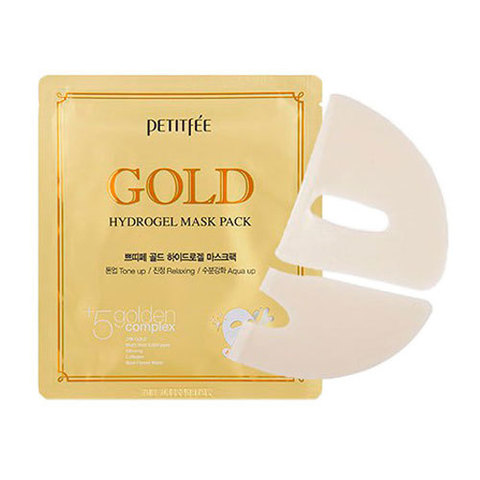 Petitfee Gold Hydrogel Mask Pack - Гидрогелевая маска для лица с золотым комплексом