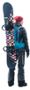 Картинка рюкзак для сноуборда Deuter freerider 28 sl violet-navy - 8