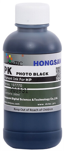 Чернила DCTec пигментные Z6 Photo Black (фото черный) 200 мл