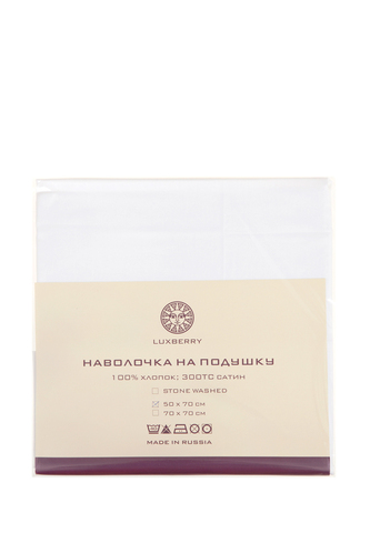 Наволочка 70x70см Luxberry Daily Bedding белая