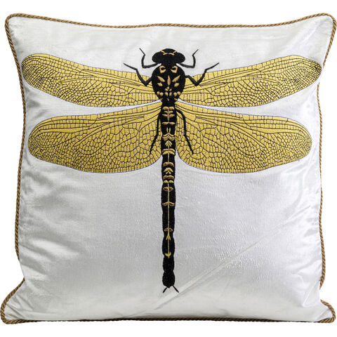 Подушка Glitter Dragonfly White 40×40 см