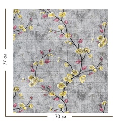 Самоклеящаяся мягкая панель ПВХ Осака 770х700х3 мм