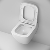Am.Pm C701701SC Spirit V2.0 Square подвесной унитаз FlashClean с сиденьем микролифт