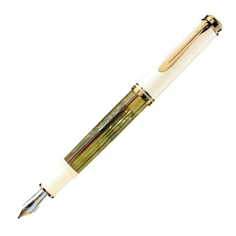 Ручка перьевая Pelikan Souverän® White Tortoise GT, M (934174)