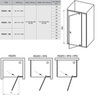 Дверь душевая поворотная в нишу 110х190 см Ravak Pivot PDOP2-110 03GD0100Z1