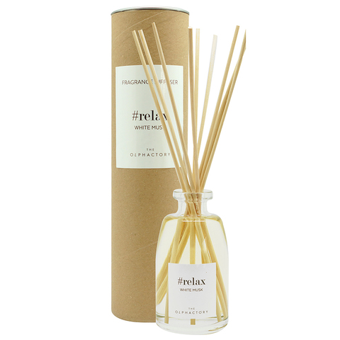 Диффузор ароматический 250мл Ambientair The Olphactory RELAX Белый мускус