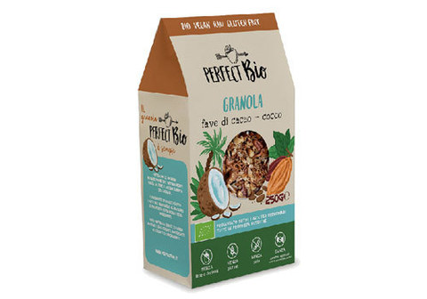 Гранола с какао и кокосом Perfect Bio, 250г