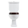 BelBagno BB115SCW-CRM Сиденье деревянное, цвет Орех (Noce), Soft close металлическое крепление, петли Хром