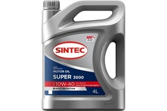 Масло Sintec Super 3000 10W40 SG/CD (4л) п/синтетика