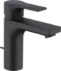 Kludi ZENTA SL 482933965 Однорычажный смеситель для раковины 100, донный клапан; черный мат;  EcoPlus