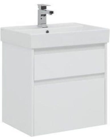 Aquanet 242575 Тумба Nova Lite 60 2 ящ. цв. бел. глянец (242575)