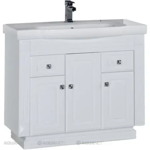 Aquanet 169967 Компл.1 - Тумба Фредерика 100 цв.белый (169967)