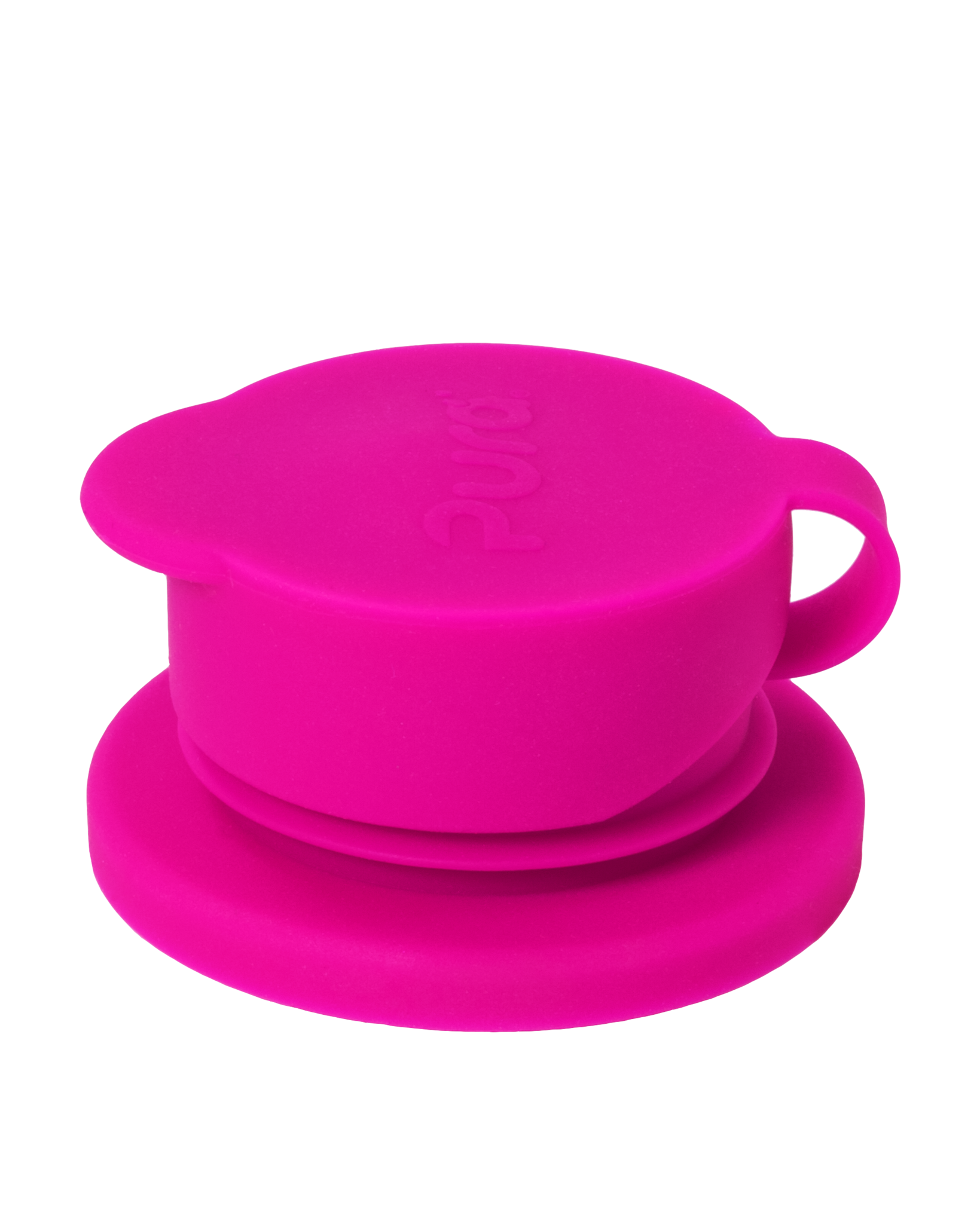 Силиконовая крышка c трубочкой для бутылочки Pura розовый