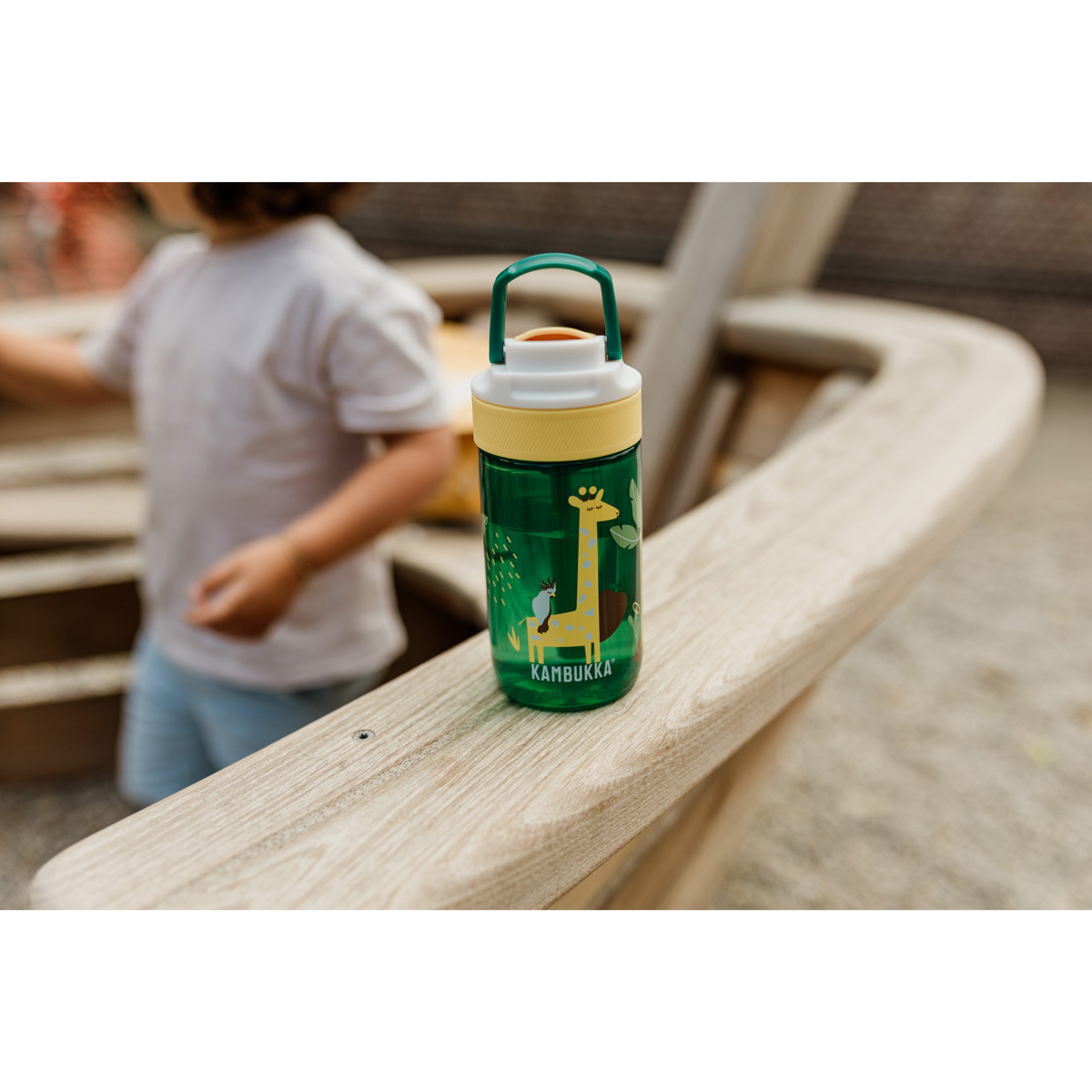 Бутылка для воды Kambukka Lagoon Kids (400 мл), Сафари, арт. 11-04042 - фото 4