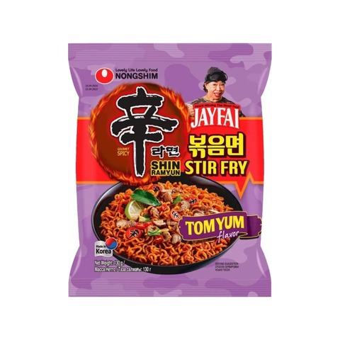 Лапша НОНГШИМ "Shin Ramyun" Stir-fry со вкусом Том Ям брикет 13 0г
