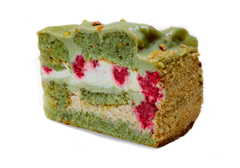 Торт Фисташковый с малиной, 360г