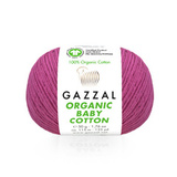 Пряжа Gazzal Organic Baby Cotton 454 фиалка