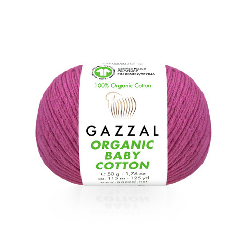 Пряжа Gazzal Organic Baby Cotton 454