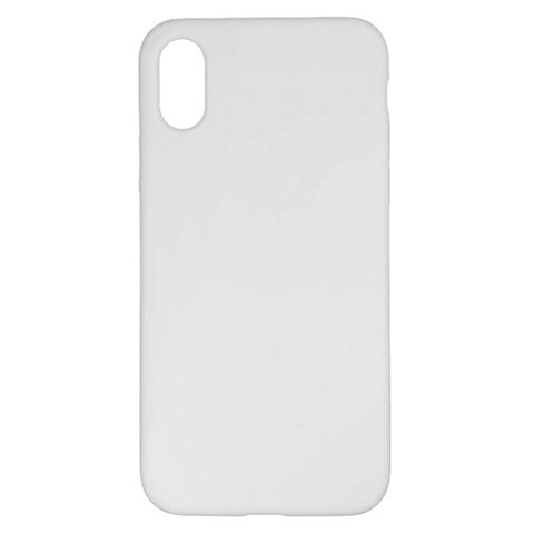 Силиконовый чехол Silicon Case WS для iPhone X, Xs (Белый)