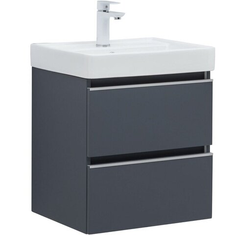 Aquanet 337946 Тумба Вега 2.0 50 2 ящ. цв.маренго (337946)