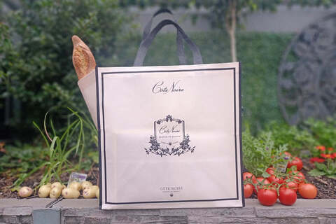 Пакет подарочный средний Cote Noire Medium pink bag розовый