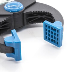 44-2-015 Струбцина клещеобразная пластик. корп., рычажный храповый механизм, 6