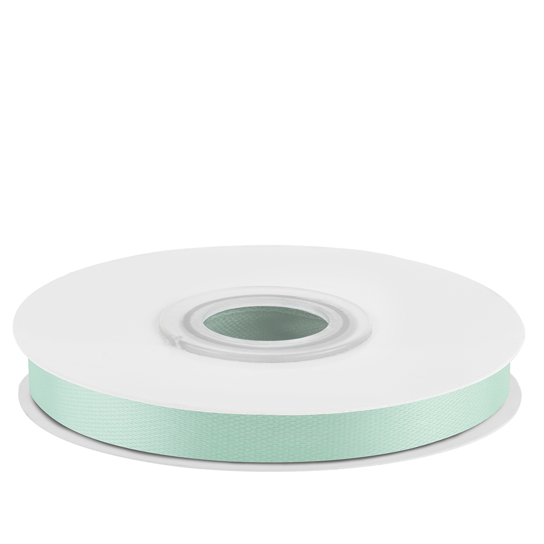 Лента Атласная (0,7см*22,85м) Мятный.