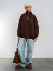 Свитшот на молнии Everest Коричневый