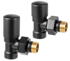 Комплект VARIO SWING для подключения радиатора 1/2-1/2 угловой черный матовый