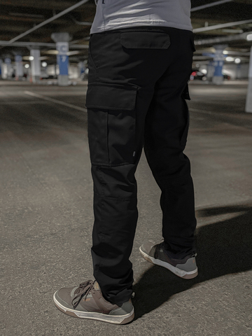 Хлопковые штаны с карманом под нож 