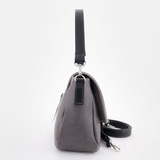 Сумка Саломея 460 мульти итальянский серо-черный