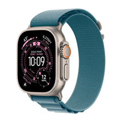 Умные часы Apple Watch Ultra 3 (2025) GPS + Cellular, 49mm, Natural Titanium Case with Light Blue Alpine Loop, M
