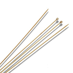 Прямые бамбуковые спицы  №2,75 мм