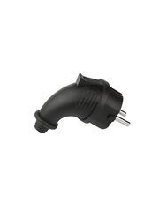 Вилка евро с з/к (Каучуковая угловая) 16A 230В IP44 Smartbuy (SBE-16-P09-Rr)