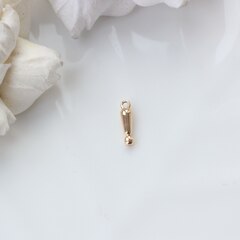 Подвеска Восклицательный знак 12*3 мм, позолота, П232