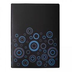 
          Папка с 20 вкладышами, Alingar А4, 236х310х12мм, 500 мкм, пластик, вкладыши 30 мкм, карман для визитки, черный матовый