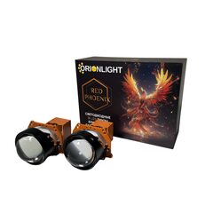 Светодиодные би-линзы ORIONLIGHT RED PHOENIX, 3", 56W/68W, 12V