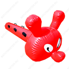 Надувная командная игра "Верхом на гусенице"  4,5*1*2м