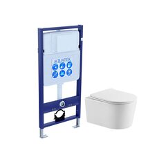 Aquatek SET Aquatek ОБЕРОН WT SET Aquatek ОБЕРОН WT (рама Aquatek Standard INS-0000012(без клавиши и крепежа)+унитаз ОБЕРОН AQ1363WT-00 с тонким сиденьем soft-close фото