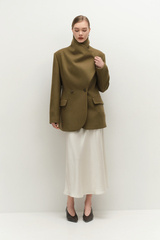 Жакет пальто приталенный