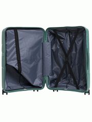 Чемодан полипропилен Redmond облегченный средний Серо-мятный 64x43x26 см (М)2