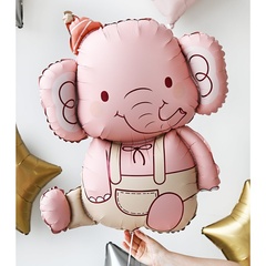 Шар гелиевый Слоненок розовый