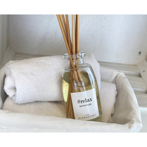 Диффузор ароматический 250мл Ambientair The Olphactory RELAX Белый мускус