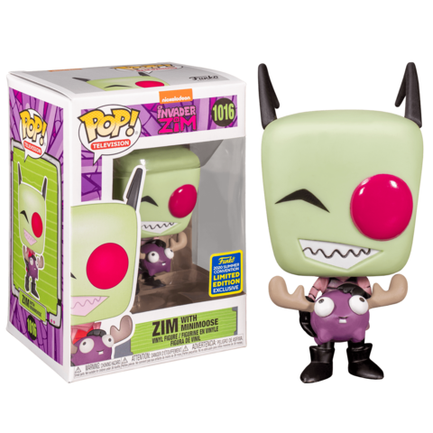 Funko POP! Invader Zim: Zim with Minimoose (Funkon 2020 Exc) (1016)