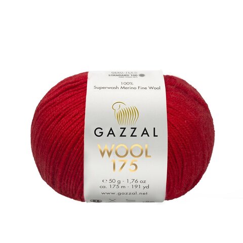 Пряжа Gazzal Wool 175 338 томат