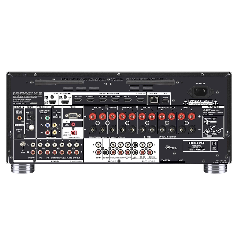AV ресивер Onkyo TX-RZ50 B M2 Black