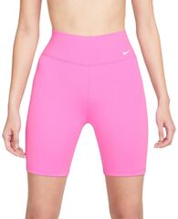 Женские теннисные шорты Nike One Mid-Rise Short 7in - playful pink/white