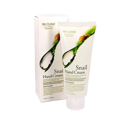 3W Clinic Snail Hand Cream Крем для рук увлажняющий c улиточным муцином