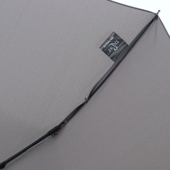 Мужской серый зонт полный автомат TRUST 8 спиц